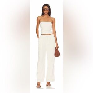 SNDYS Roma top and Pant in ivory